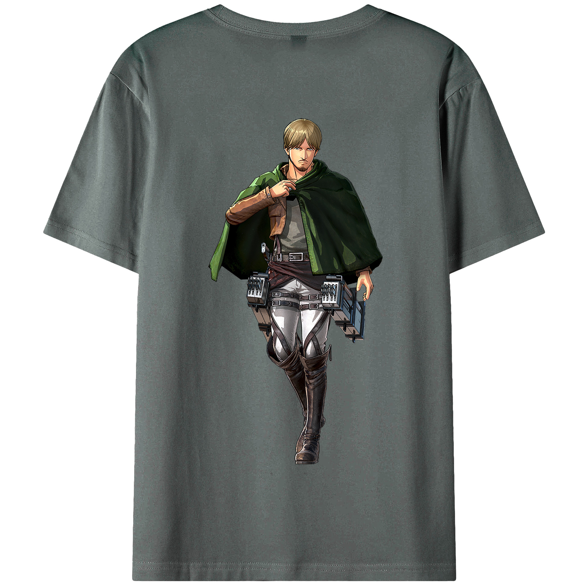 （画像用） 進撃の巨人 ミケ·ザカリアス Attack on Titan Mike Zakarius 綿100％半袖Tシャツ（背面プリント）
